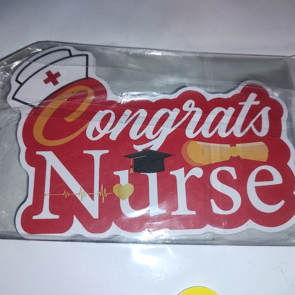Invitations say "Congrats Nurse" 25 pack includes envelopes NWT Graduation - Picture 2 of 7